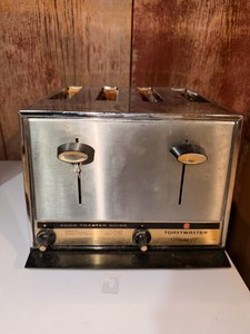 Vintage Toastmaster Toaster IV  4-Slice Stainless Steel Toaster