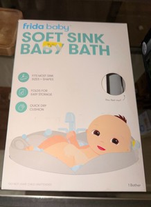 Frida Baby Soft Sink Baby Bath  Foldable Newborn Bathtub