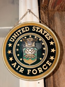 United States Air Force Decorative Hanging Plaque &nbsp Made in USA