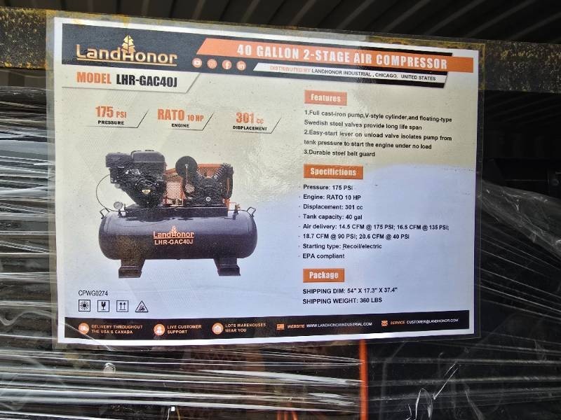 Landhoner Air Compressor  Model # LHR-GAC40J