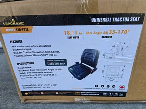 Landhoner Tractor Seat  Model # LHR- TS18  New in box