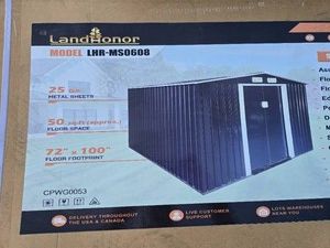 Landhoner Steel Shed   6 x 8