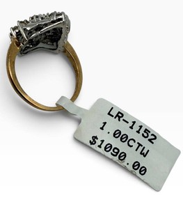 10K Cluster Ring LR-1152 - 1.00 CTW