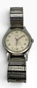 Vintage MiloS 17-Jewel Mechanical Wristwatch With Expandable Bracelet