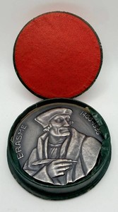 Erasmus 1466-1536 Commemorative Medallion in Presentation Case