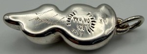 Sterling Silver Sculptural Pendant Charm
