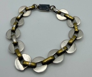 925 Sterling Silver Disc Link Bracelet