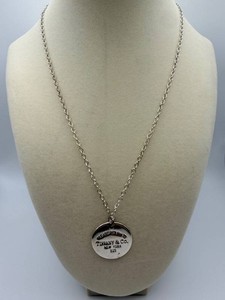 Tiffany & Co. Please Return to New York 925 Sterling Silver Necklace