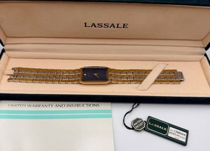 Lassale CB B064 Two-Tone Analog Wristwatch With Box