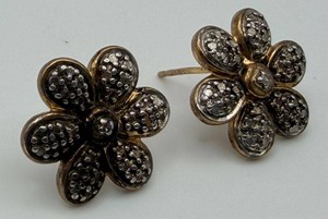 925 Flower Stud Earrings