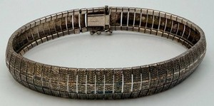 925 Silver Segmented Link Bracelet