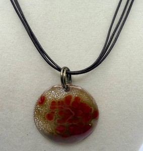 Floral Pendant Necklace & Matching Drop Earrings Set
