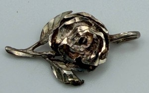 Sterling Silver Rose Floral Jewelry Piece