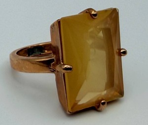 Kate Spade Rectangular Stone Statement Ring Size 8