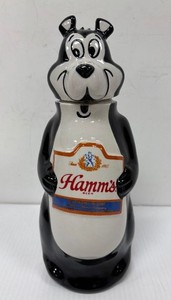 Vintage HAMMS Bear Ceramic Decanter Bottle&nbsp
