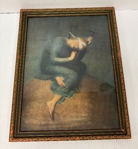 Framed Vintage Print by George Frederick Watts - Hope