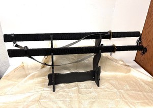 Set of 2 Samurai Style Swords wStand
