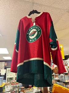 Quality CCM Minnesota Wild Hockey Jersey - Brian Rolston - Approx Size Large