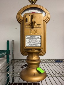 Excellent Condition Vintage Duncan Parking Meter Table Lamp #1