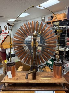 Very Cool Artist Handmade Replica of 1880 Wimshurst Generator