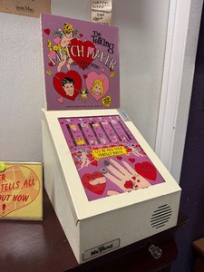 Working Vintage 80s era Retro Coin-Operated Love Meter Machine #2