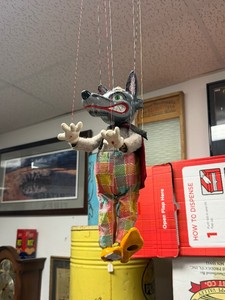 Vintage PELHAM Big Bad Wolf Marionette