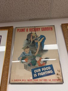 Original 1943 WW2 Poster - Plant a Victory Garden