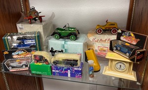 Contents of Shelf Diecast Airplanes &amp other Vehicles etc