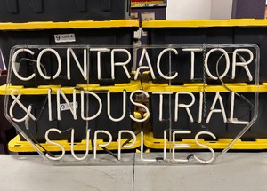 Large Working TOOLHARDWARE Store Contractor &amp Industrial Power Tools Neon Advertising Sign - No transformer&nbsp