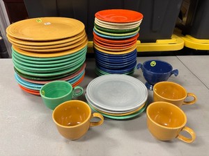 Large Lot of Assorted FIESTA Ware Dishes