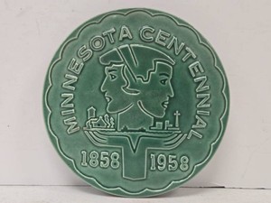 Vintage 1958 RED WING Potteries Centennial Trivet