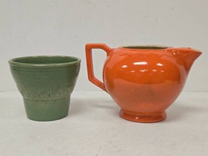 RED WING Art Pottery Pitcher &amp Planter