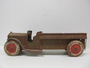 Large Original 1920s BUDDY L Pressed Steel Car - 17