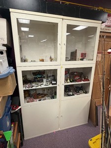 2 Lighted Display Cabinets