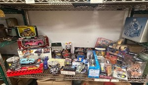 Entire Contents of Shelf - Large Lot of Brand New Diecast Vehicles
