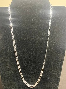 Sterling Silver Figaro Chain - 925 Italy 22in 4.6mm - 11.79 grams