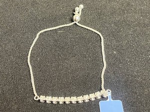Diamond Necklace - Silver Natural Diamonds 0.5 Cts - $939 Retail Tag