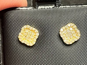 Diamond Stud Earrings - Sterling Silver 0.34ct - $1,070 Retail Tag