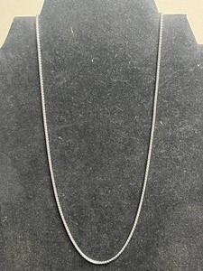 Silver Chain Necklace - 925 Italy 18in - 6.14 grams