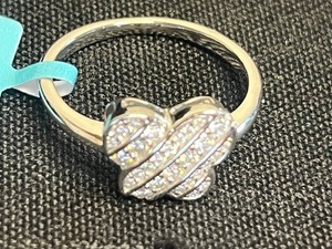 Butterfly Moissanite Ring - 925 Sterling Silver Butterfly Design Size 8 - $499 Retail Tag