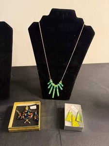 Costume Jewelry Mixed Lot - Statement Necklaces & Earring Sets
