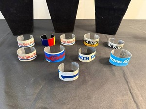 Cuff Bracelet Collection - Regional & Graphic Designs (Lot of 10)