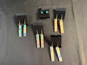 Costume Earrings - Assorted Dangle & Stud Pairs (Lot of 5)