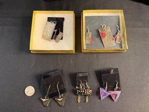 Statement Earrings & Artisan Jewelry Mixed Lot