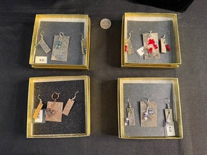 Costume Jewelry Sets - Engraved Design Beaded Groupings (Lot of 4)
