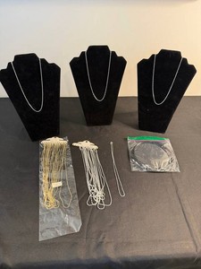 Costume Jewelry Necklaces - Gold-Tone, Silver-Tone & Mixed Lot for Jewelry Making