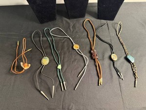 VTG Bolo Tie Collection - Western Designs & Stone-Style Slides