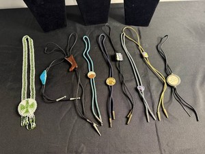 VTG Bolo Ties & Beaded Necklace Collection