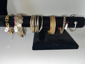 Costume Jewelry - Mixed Bracelet, Bangle & Cuff Assortment