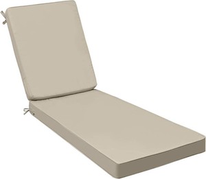 AAAAAcessories Outdoor Chaise Lounge Cushions, 72 x 21 x 3 in, Set of 1